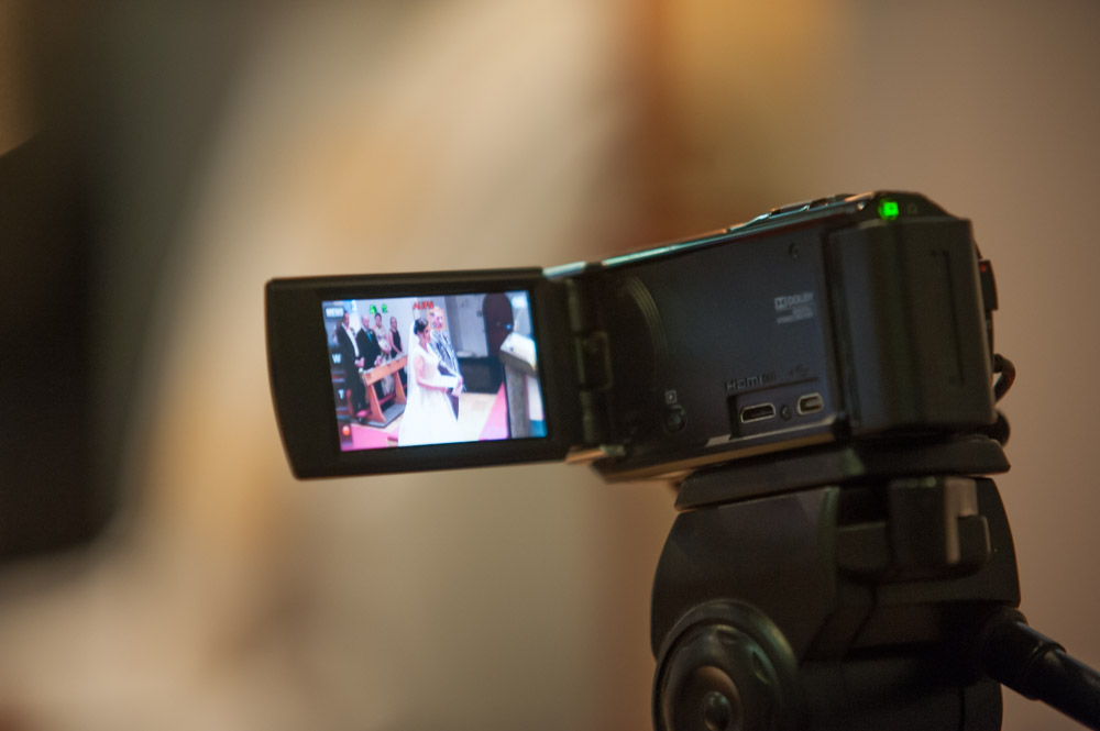 Hochzeit Videokamera