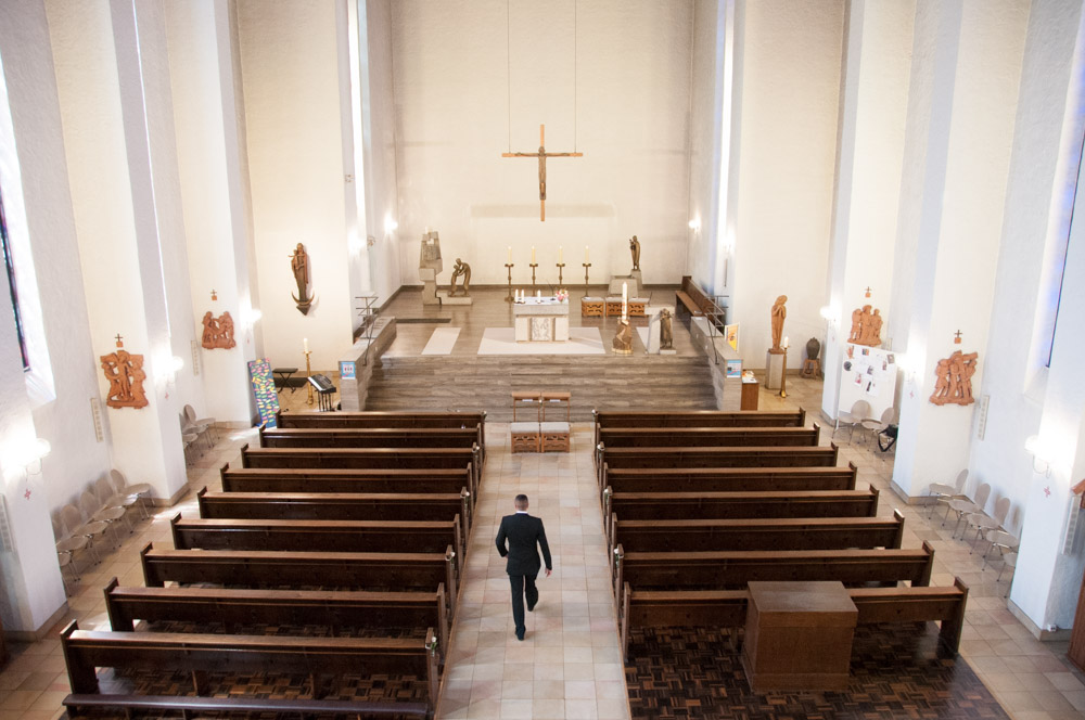 Hochzeit Kirche Bräutigam