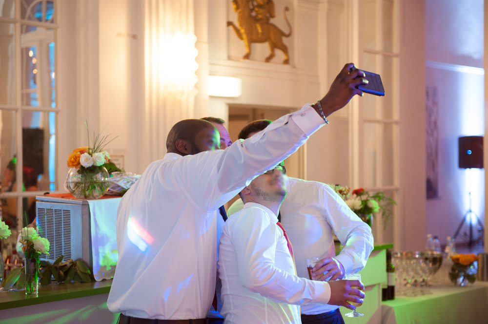 Feier Hochzeit Selfie